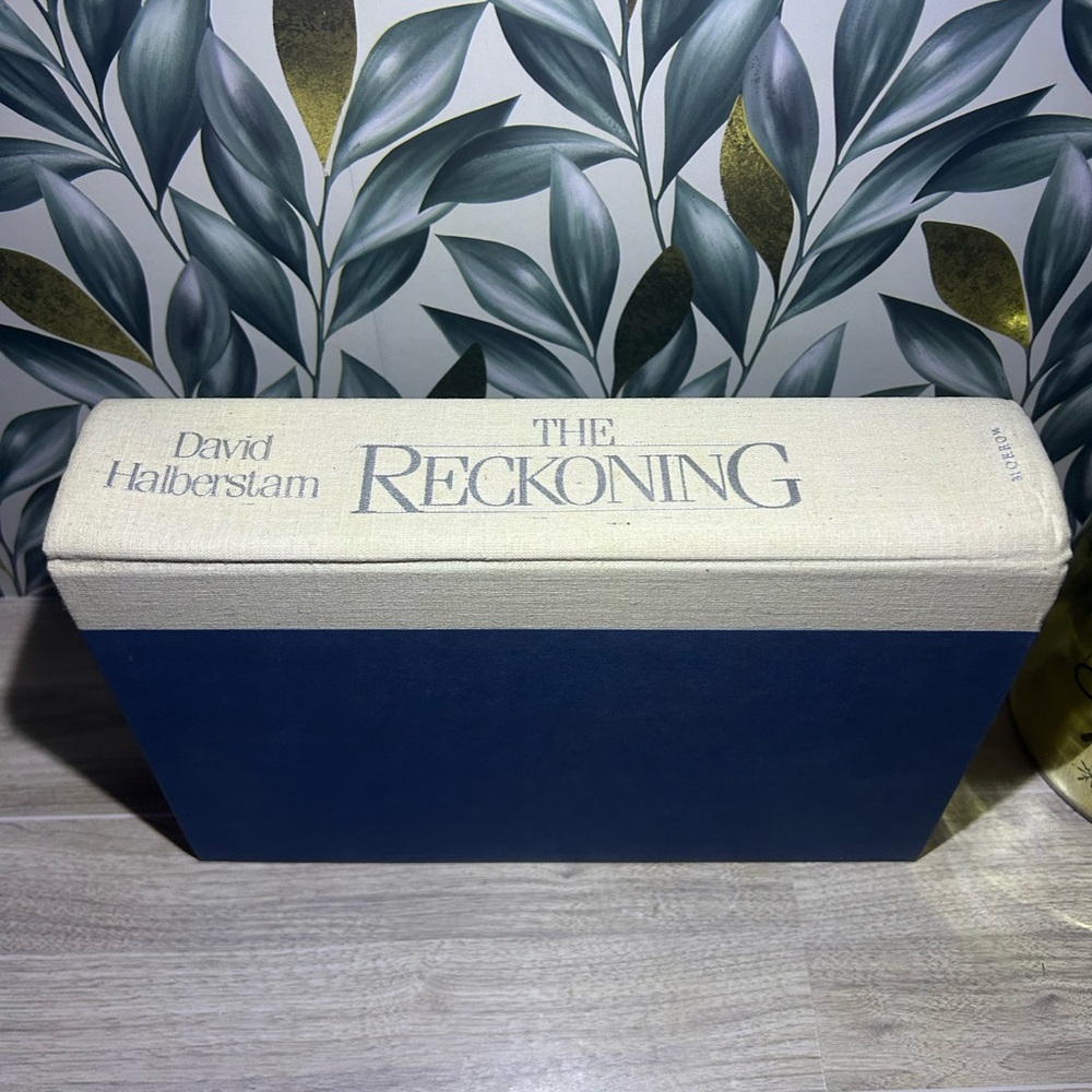 🐕3/20 Vintage First Edition The Reckoning Hardcover Book by David Halberstam
